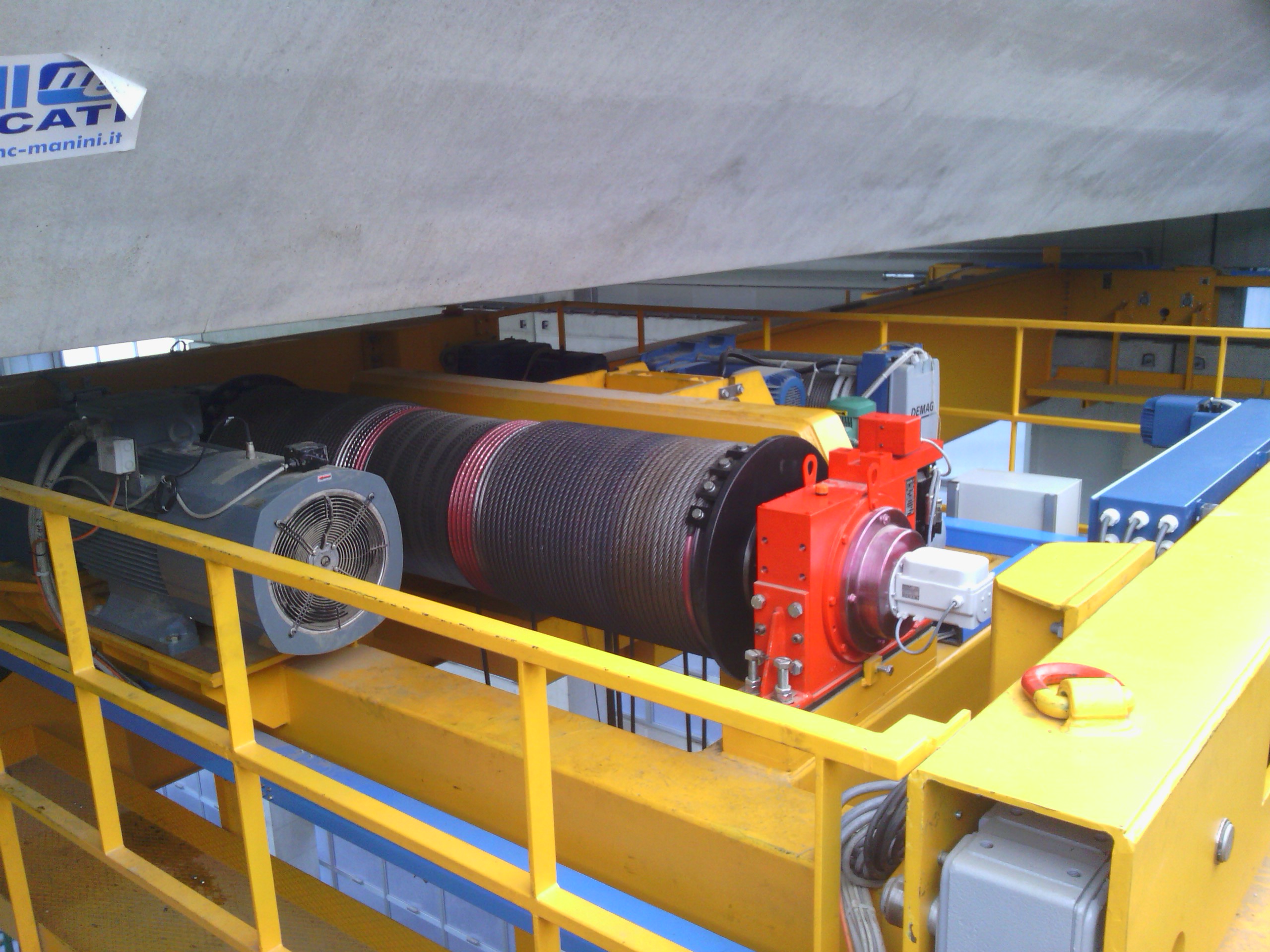 Steel coil warehousing cranes, 40t