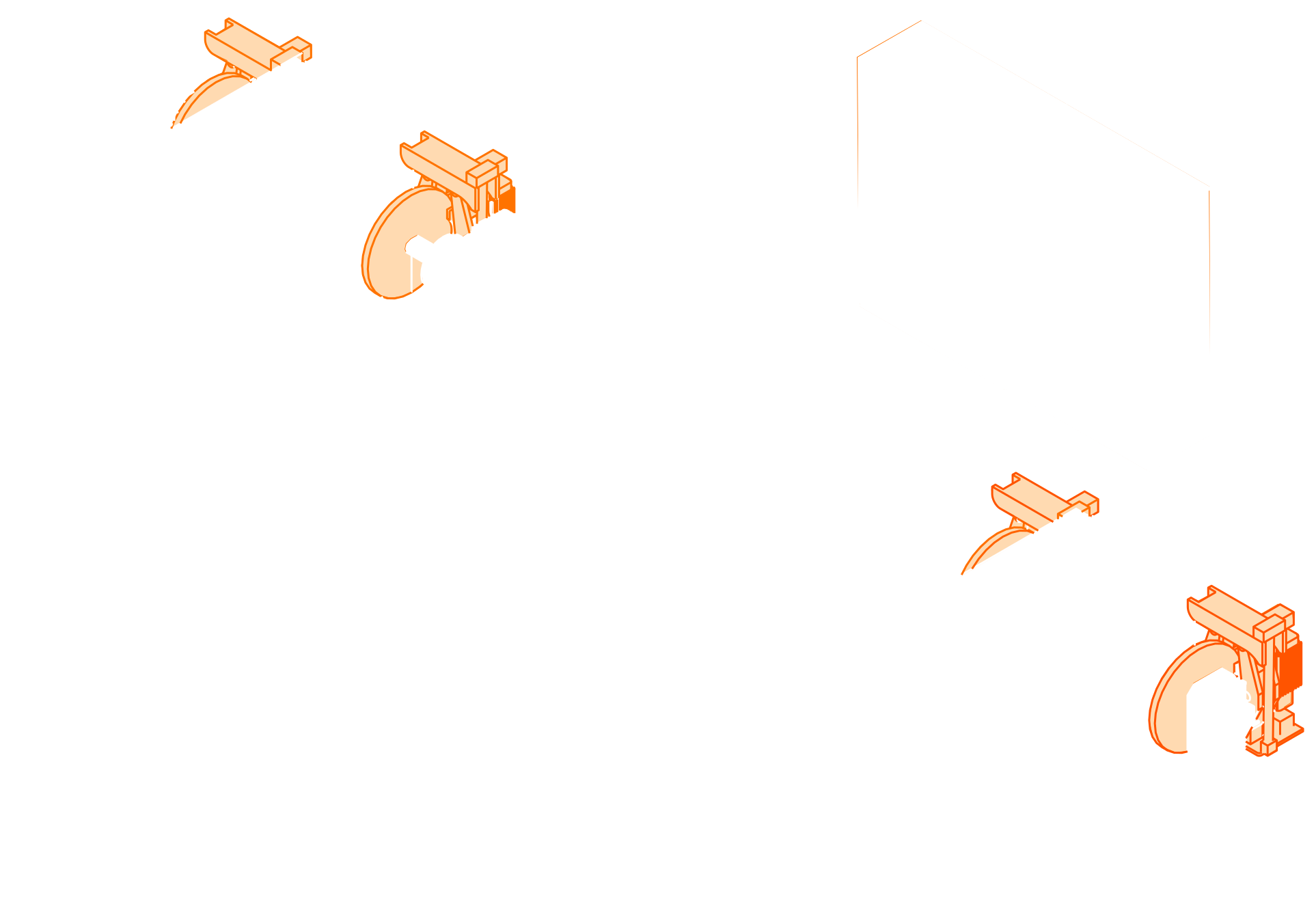 Closed hoist or redundant chain solution